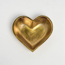 Load image into Gallery viewer, Gold Heart Bowl w/Tea Light