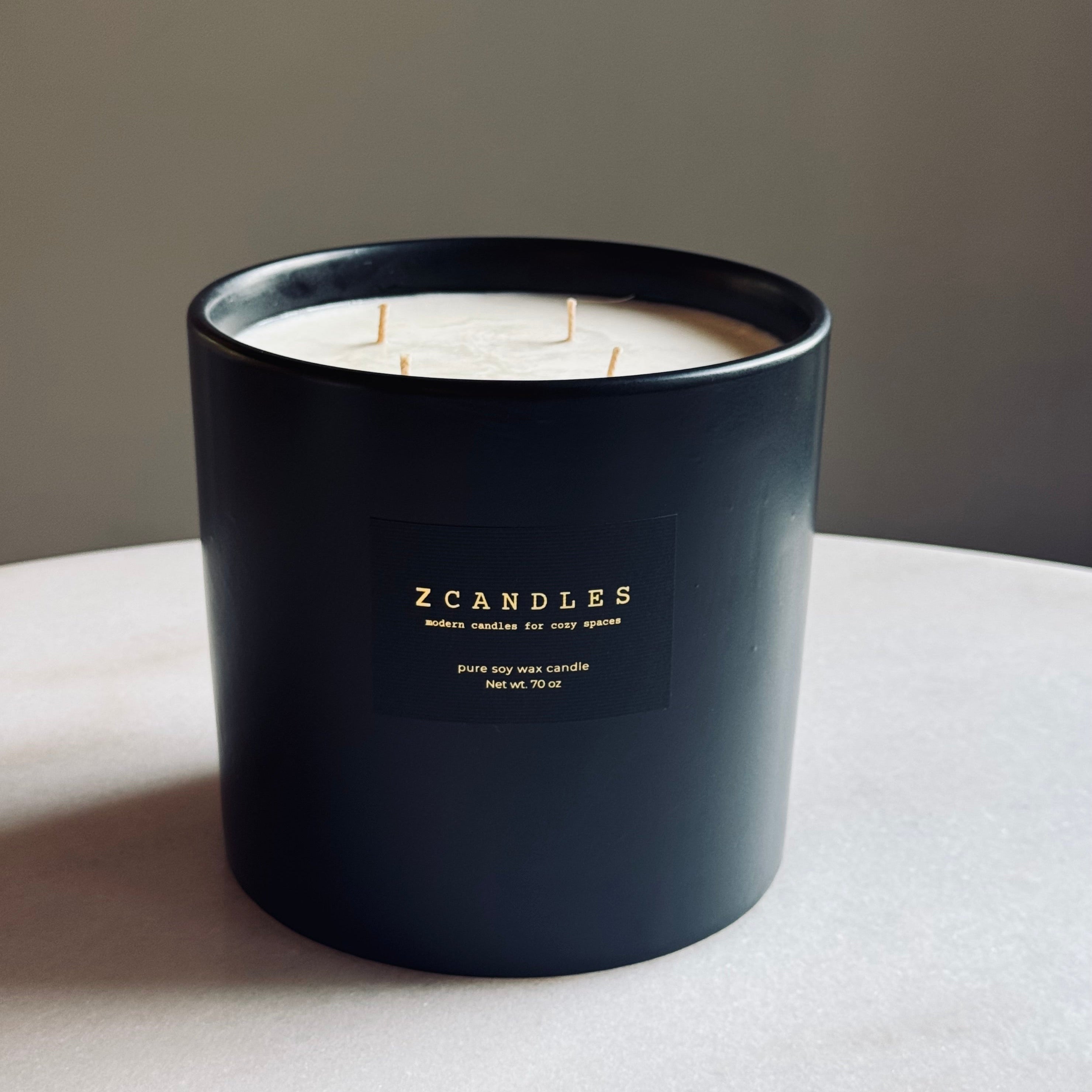 candle✣candle Modern Black 4-Wick – Z CANDLES