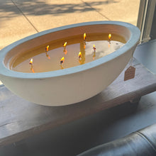 Load image into Gallery viewer, white oblong table candle
