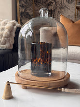Load image into Gallery viewer, glass cloche (4 wick)