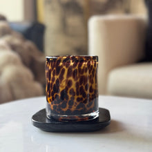 Load image into Gallery viewer, Leopard Glass Candle