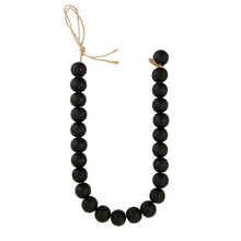 Load image into Gallery viewer, Black Glass Decor Beads
