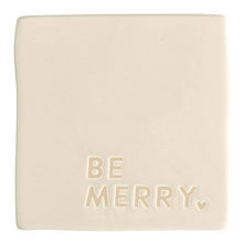 Load image into Gallery viewer, Ceramic Coasters - Joy, Love, Drink, Be Merry
