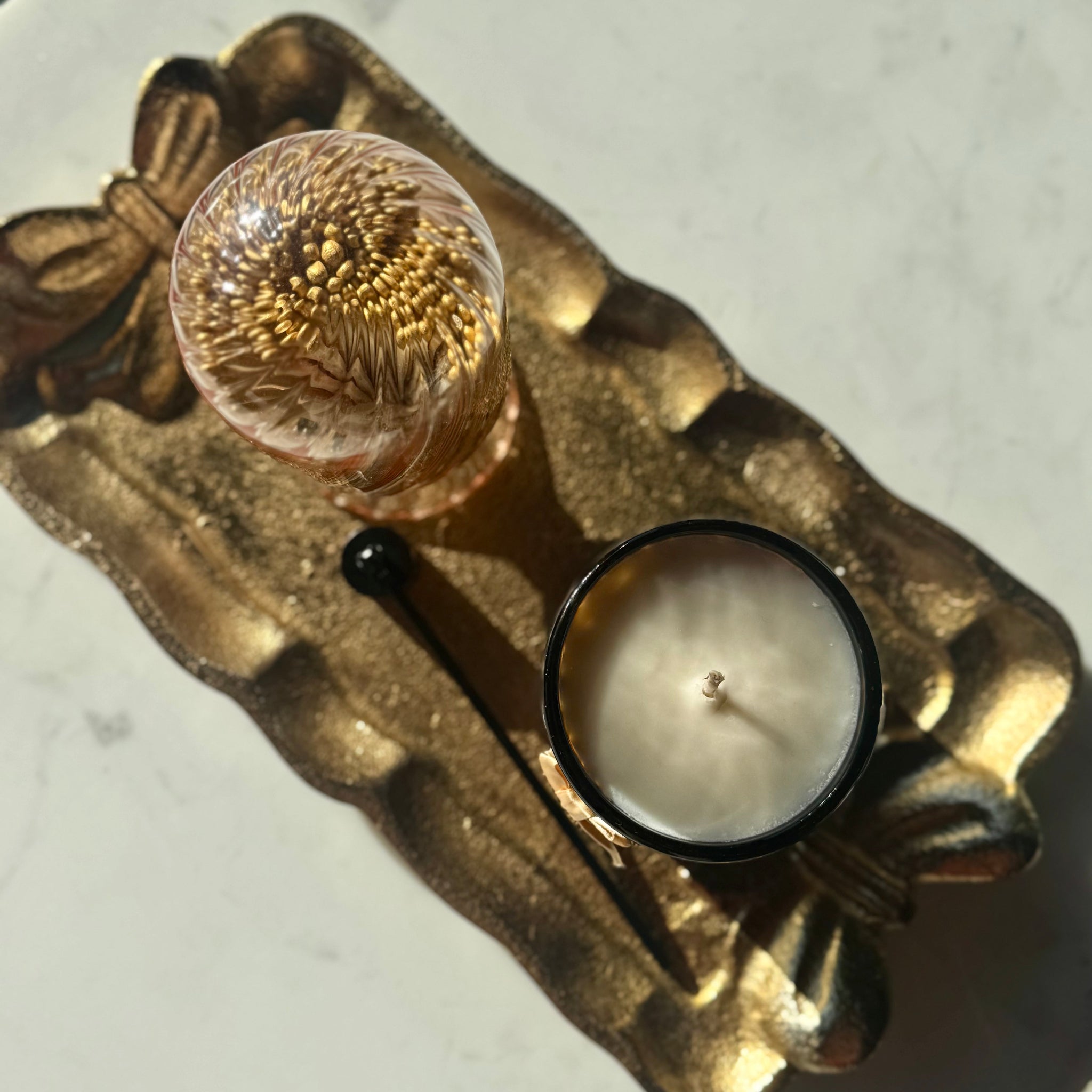 ON AIR Kyne Gold Tray キネ トレイ ゴールド Gold Tray with Bow – Z CANDLES