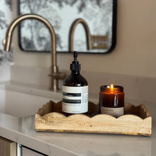 Load image into Gallery viewer, scalloped wood tray
