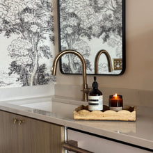 Load image into Gallery viewer, scalloped wood tray
