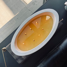Load image into Gallery viewer, white matte coffee table candle
