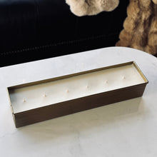 Load image into Gallery viewer, gold box candle

