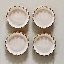 Load image into Gallery viewer, gold and white coaster
