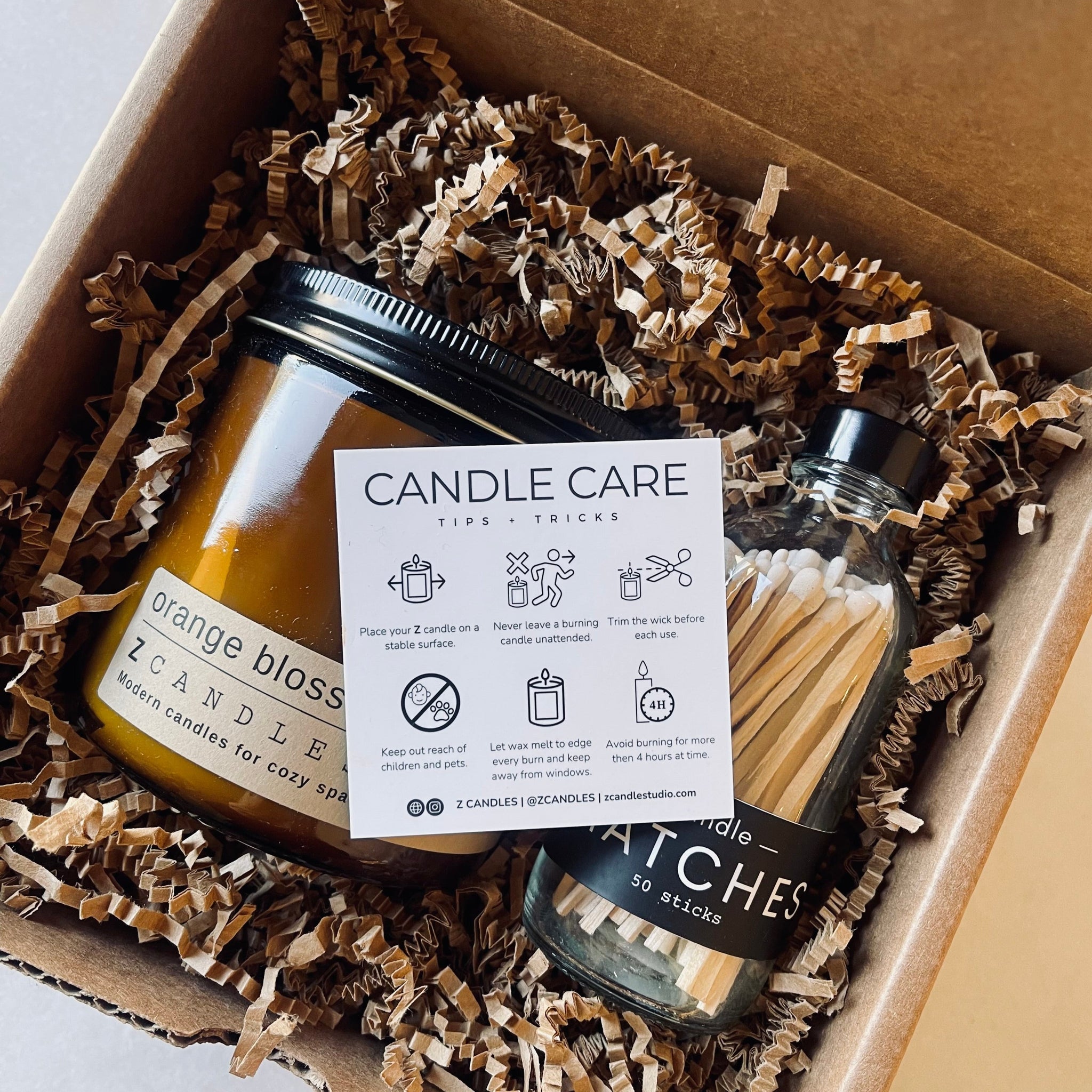 8 oz. candle + 50 sticks – Z CANDLES