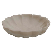 Load image into Gallery viewer, Carved Marble Flower Shaped Dish
