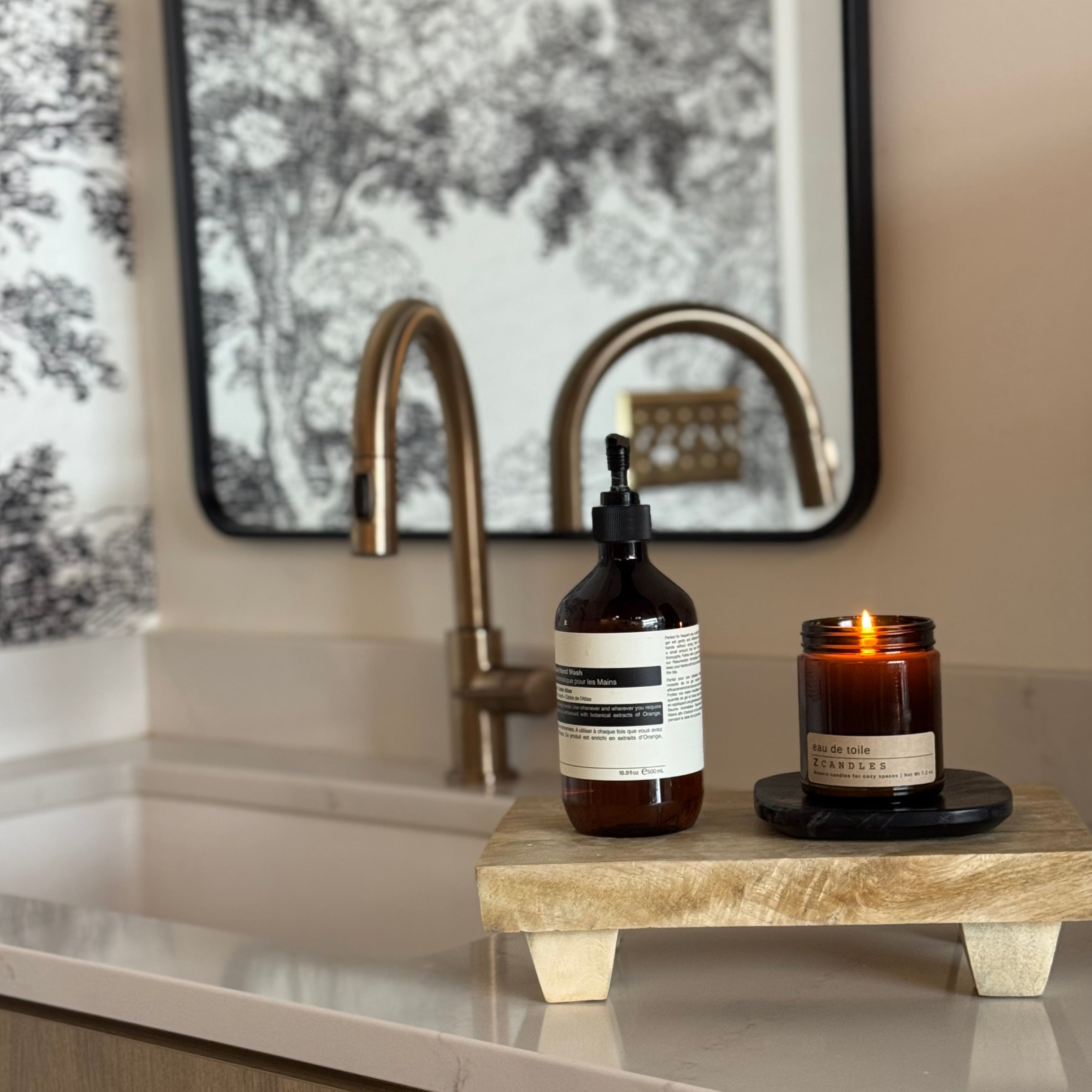light wood riser – Z CANDLES