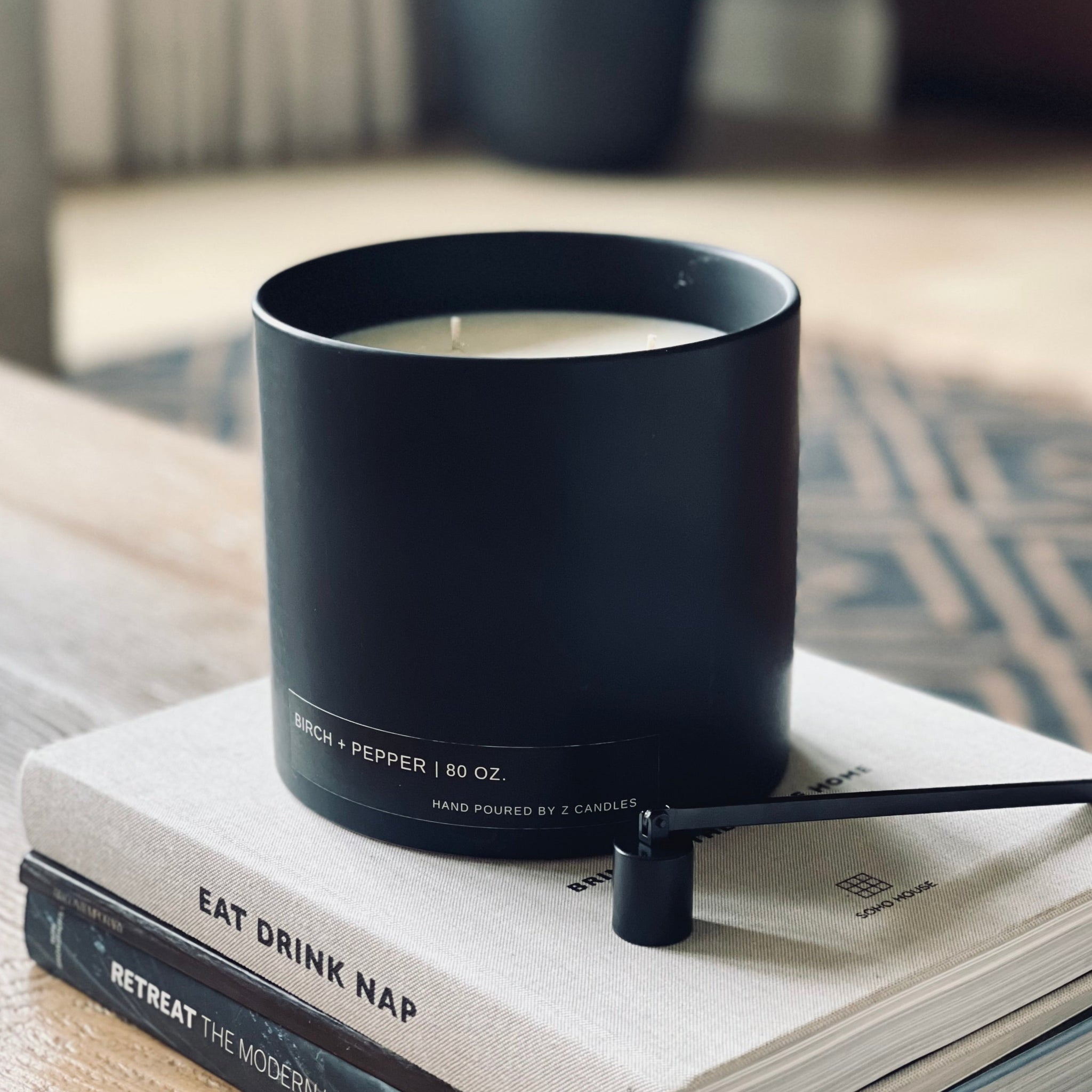 Modern Black 4-Wick – Z CANDLES